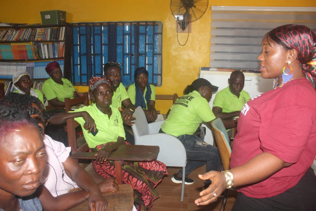 Women's Club meeting at Mineke Foundation