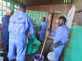 soap making practical - vocational training - mineke foundation