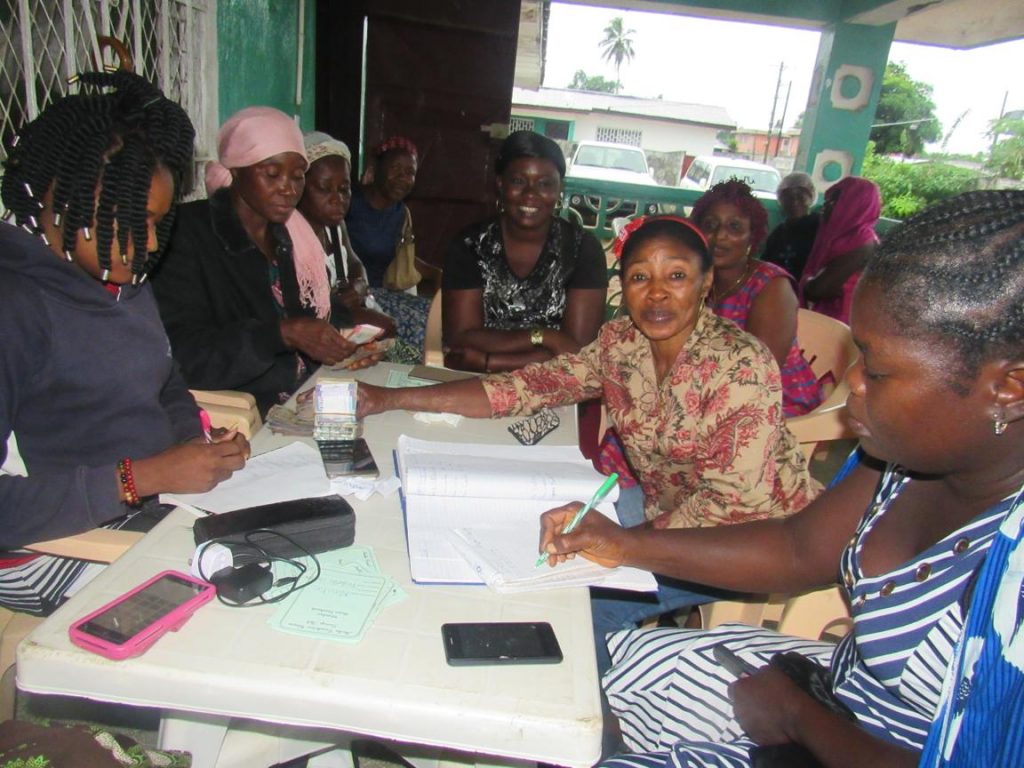 women's club members at Mineke Foundation